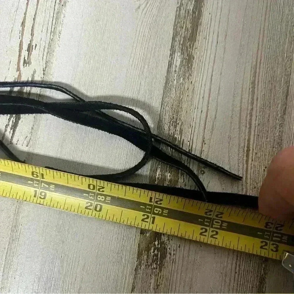 Chico’s Boho Leather Beaded Belt M/L - Picture 12 of 12